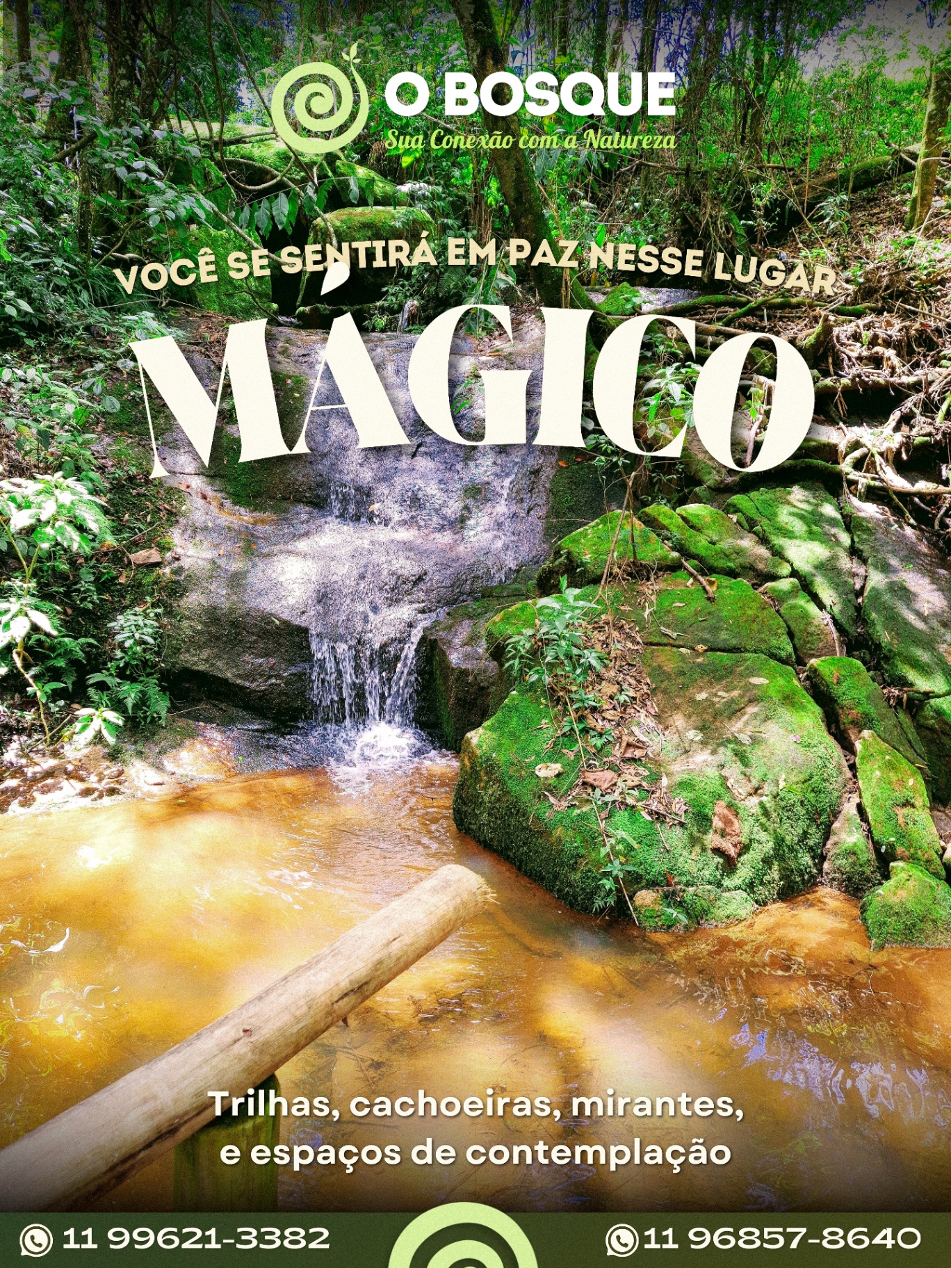 Você se sentirá em paz nesse lugar mágico