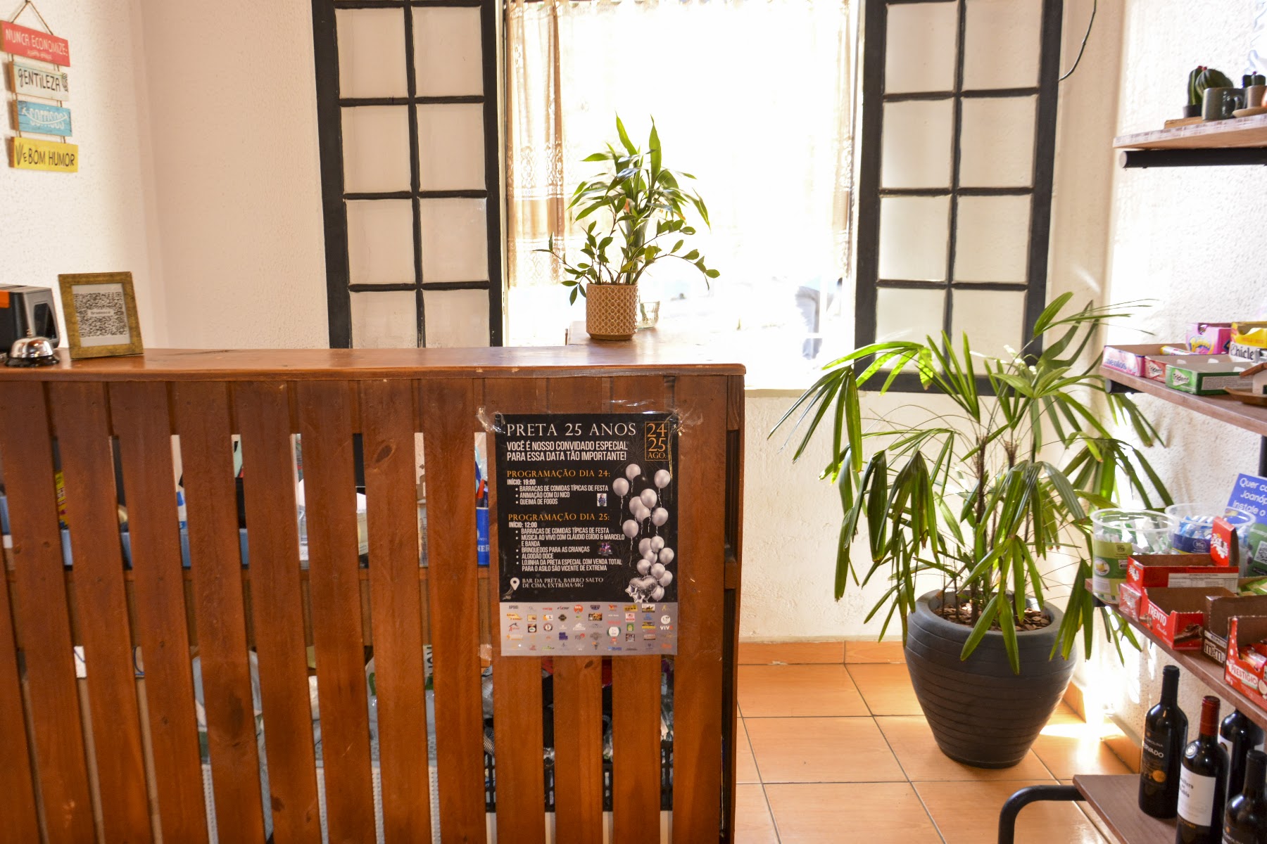 Ambiente do Miguelito Café Bistrô em Joanópolis